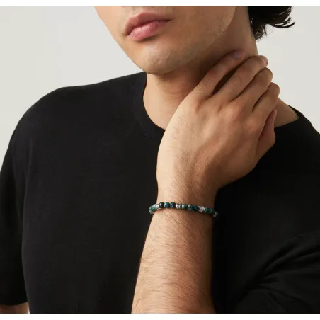 Bracciale Tango Diaspro Verde mis.L Uomo Giovanni Raspini