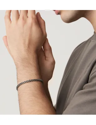 Bracciale Maglia Quadrata mis.L Uomo Giovanni Raspini