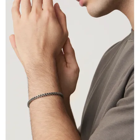 Bracciale Maglia Quadrata mis.L Uomo Giovanni Raspini