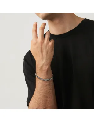 Bracciale Treccia Quadra mis.L Uomo Giovanni Raspini