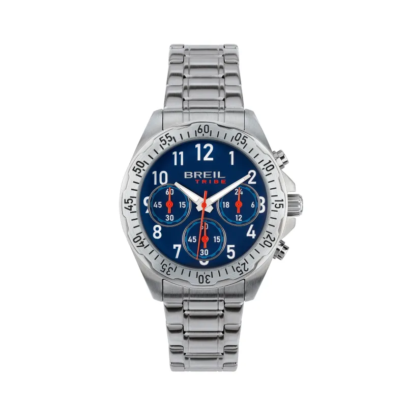 Orologio Tribe Grow Up Chrono Blu-Arancio EW0760 Uomo Breil