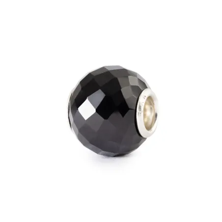 Bead Onice Nero Sfaccettato Rotondo Trollbeads