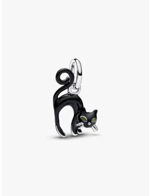 Charm Pendente Gatto Nero Donna Pandora