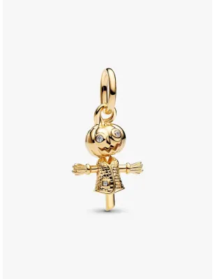 Charm Pendente Dorato Zucca Spaventapasseri Donna Pandora