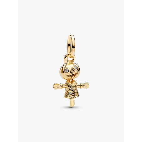 Charm Pendente Dorato Zucca Spaventapasseri Donna Pandora