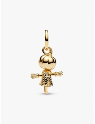 Charm Pendente Dorato Zucca Spaventapasseri Donna Pandora