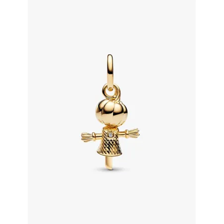 Charm Pendente Dorato Zucca Spaventapasseri Donna Pandora