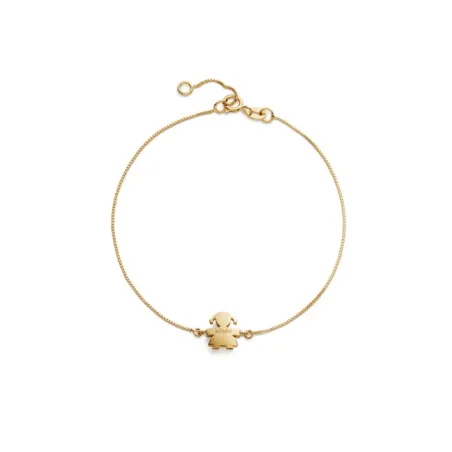Bracciale I Tesorini in Oro Giallo con Sagoma Bimba Le Bebe'