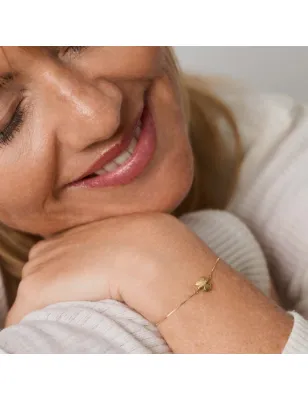 Bracciale I Tesorini in Oro Giallo con Sagoma Bimba Le Bebe'