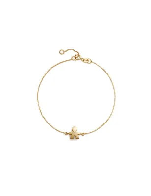 Bracciale I Tesorini in Oro Giallo con Sagoma Bimbo Le Bebe'