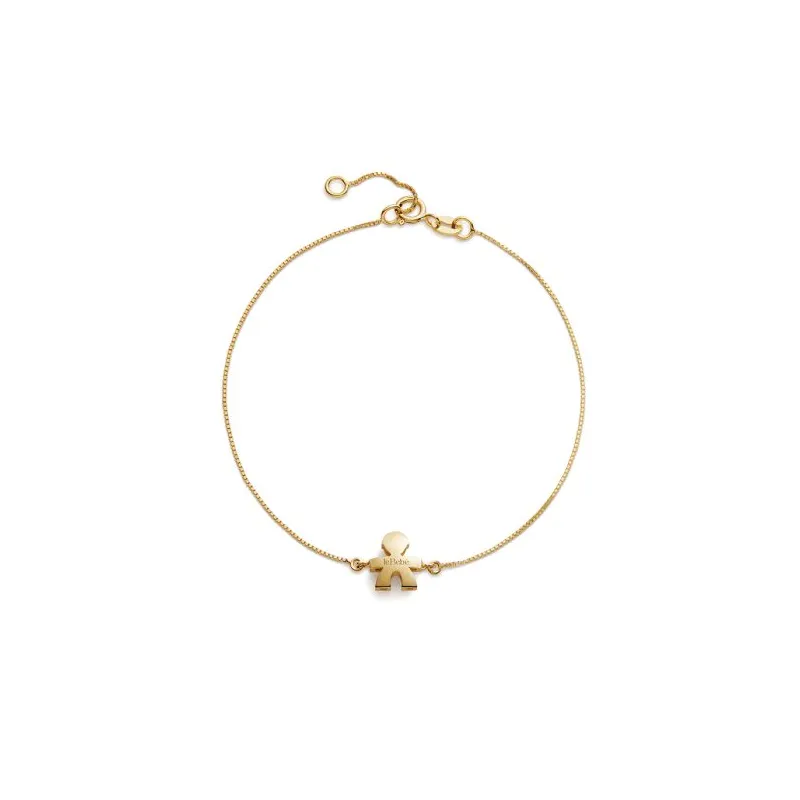 Bracciale I Tesorini in Oro Giallo con Sagoma Bimbo Le Bebe' Bracciale I Tesorini in Oro Giallo con Sagoma Bimbo Le Bebe'