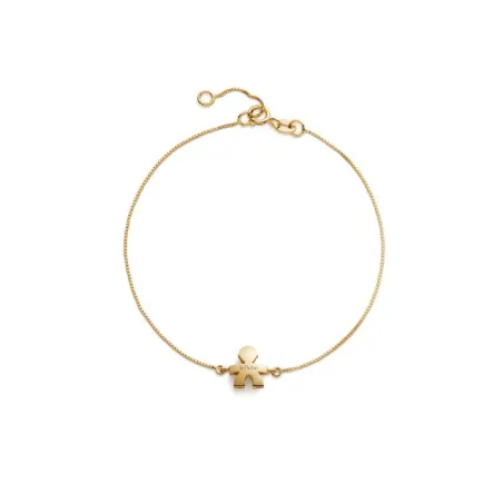 Bracciale I Tesorini in Oro Giallo con Sagoma Bimbo Le Bebe'