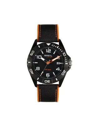 Orologio Black Horizon Cinturino Nylon Arancio EW0835 Uomo Breil