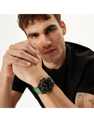 Orologio Black Horizon Cinturino Nylon Verde EW0836 Uomo Breil