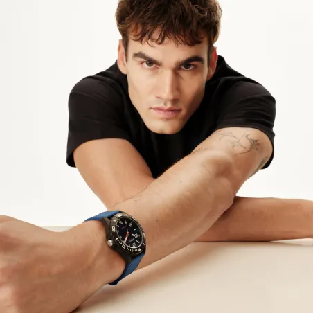 Orologio Black Horizon Cinturino Nylon Blu EW0837 Uomo Breil