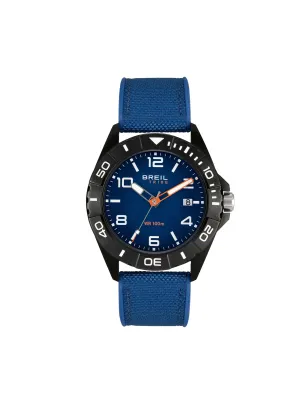 Orologio Black Horizon Cinturino Nylon Blu EW0837 Uomo Breil