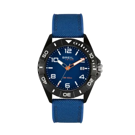Orologio Black Horizon Cinturino Nylon Blu EW0837 Uomo Breil