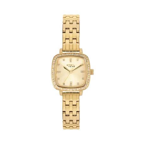Orologio Tribe Aurea Gold Cristalli Quadrata EW0849 Donna Breil