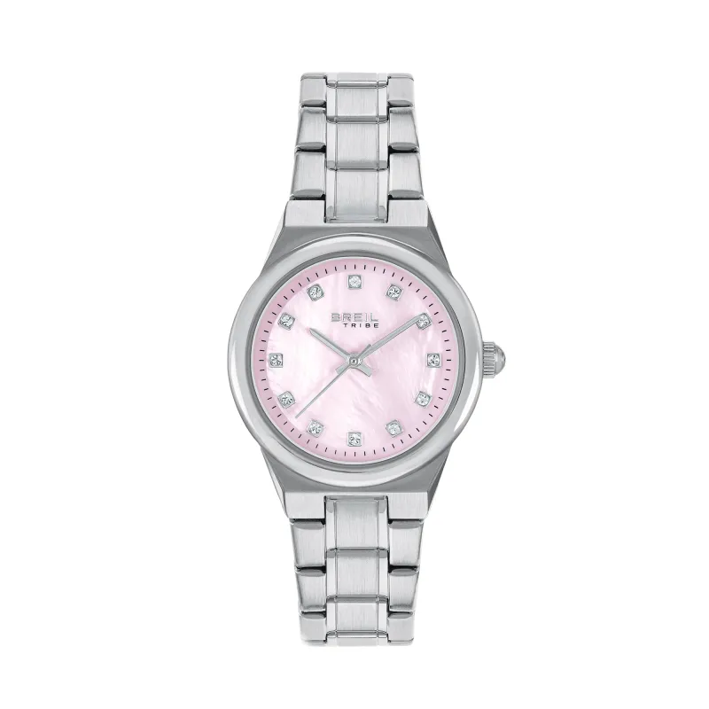 Orologio Tribe Fiji Madreperla Rosa Cristalli EW0853 Donna Breil Orologio Tribe Fiji Madreperla Rosa Cristalli EW0853 Donna Breil