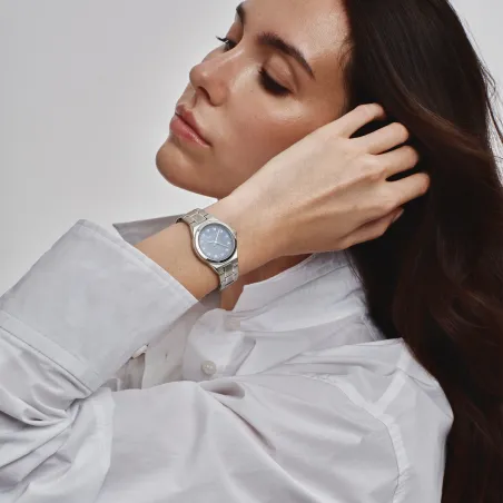 Orologio Tribe Fiji Madreperla Blu Cristalli EW0854 Donna Breil