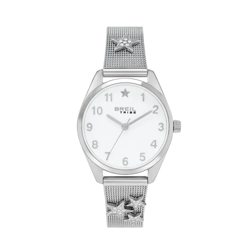 Orologio Tribe Superstar Stelle Cristalli Mesh EW0856 Donna Breil