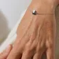 Bracciale I Tesorini in Oro Bianco con Sagoma Bimba Le Bebe' Bracciale I Tesorini in Oro Bianco con Sagoma Bimba Le Bebe'