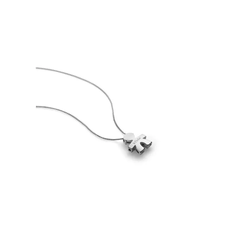 Collana I Tesorini in Oro Bianco con Sagoma Bimbo Le Bebe' Collana I Tesorini in Oro Bianco con Sagoma Bimbo Le Bebe'