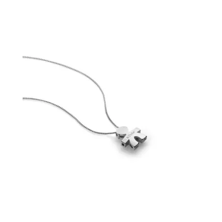 Collana I Tesorini in Oro Bianco con Sagoma Bimbo Le Bebe'