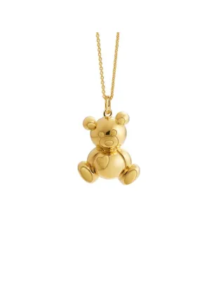 Collana Suonamore Gli Orsetti in Argento Placcato Oro Donna Le Bebe'