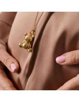 Collana Suonamore Gli Orsetti in Argento Placcato Oro Donna Le Bebe'