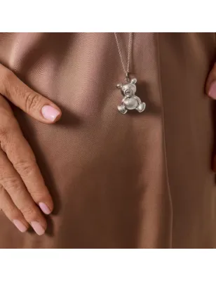 Collana Suonamore Gli Orsetti in Argento Donna Le Bebe'