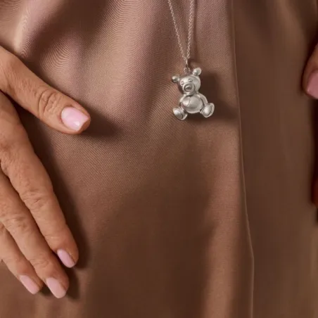 Collana Suonamore Gli Orsetti in Argento Donna Le Bebe'
