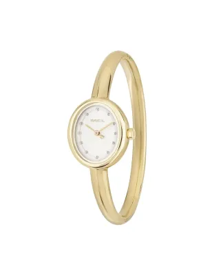 Orologio Hoop Bangle Cassa Ovale PVD Oro TW2056 Donna Breil