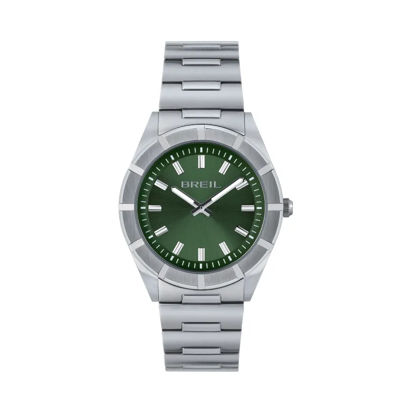 Orologio B 12 H Lunetta 12 Intagli Verde Sunray TW2075 Uomo Breil Orologio B 12 H Lunetta 12 Intagli Verde Sunray TW2075 Uomo Breil