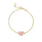 Bracciale Lucciole in Oro Giallo con Farfalla e Diamante Le Bebe'