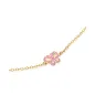 Bracciale Lucciole in Oro Giallo con Farfalla e Diamante Le Bebe'