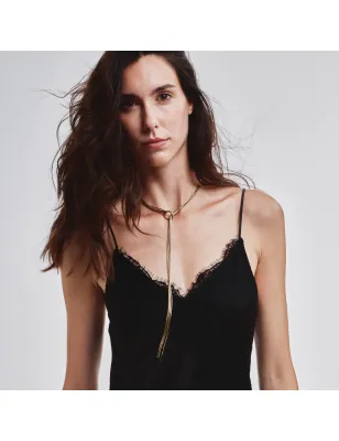 Collana a Sciarpa Dorata Falling Star Donna Breil