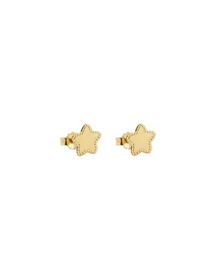 Orecchini Scintille in Oro Giallo Stelle Le Bebe'