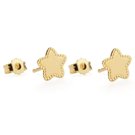 Orecchini Scintille in Oro Giallo Stelle Le Bebe'