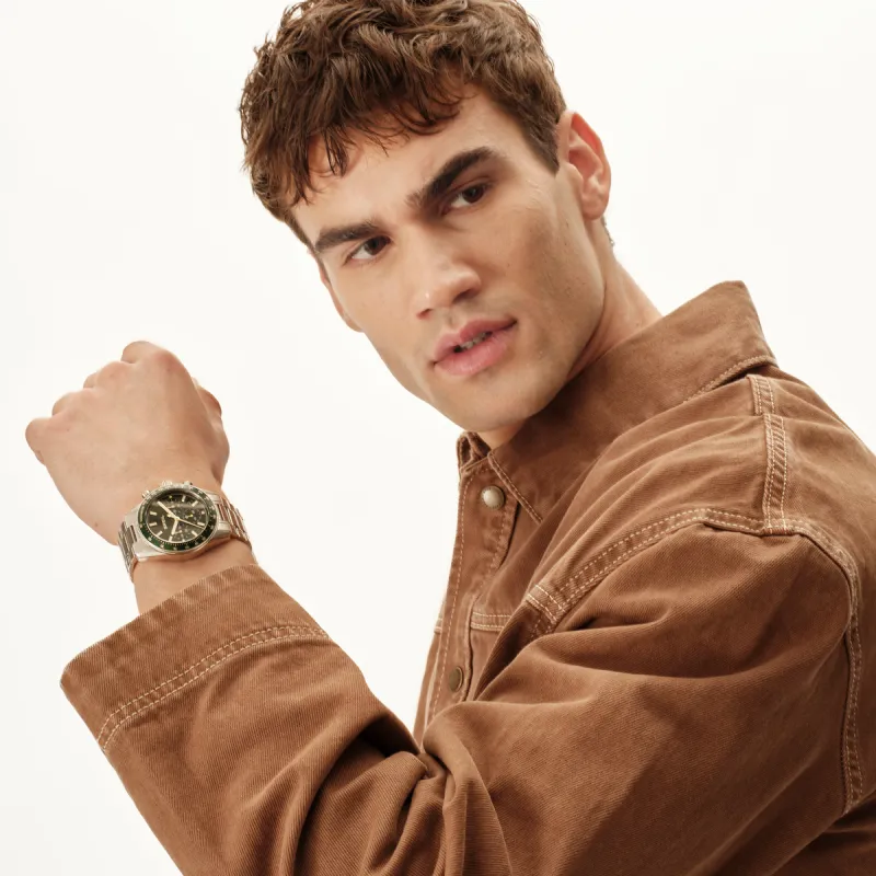 Orologio Extreme Noir Primal Green Bilux TW2186 Uomo Breil Orologio Extreme Noir Primal Green Bilux TW2186 Uomo Breil