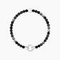 BRACCIALE AGATA NERA STRIATA MAMANONMAMA DONNA KIDULT BRACCIALE AGATA NERA STRIATA MAMANONMAMA DONNA KIDULT