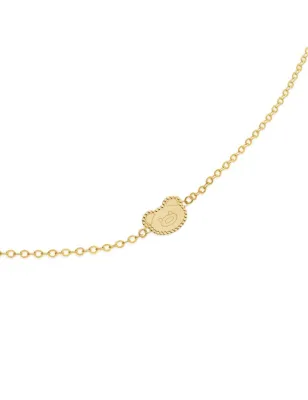 Bracciale Scintille in Oro Giallo e Orsetto Le Bebe'