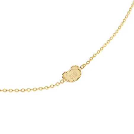 Bracciale Scintille in Oro Giallo e Orsetto Le Bebe'