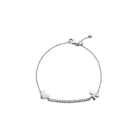 Bracciale Tennis I Tesorini con Bimbo, Cuore e Diamanti Le Bebe'