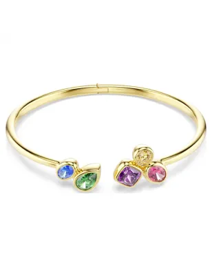 Bracciale Rigido Imber, Multicolore, Finitura Oro 18K Donna Swarovski