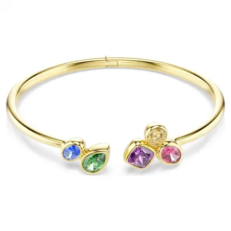 Bracciale Rigido Imber, Multicolore, Finitura Oro 18K Donna Swarovski