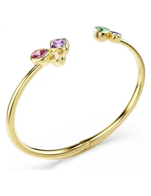 Bracciale Rigido Imber, Multicolore, Finitura Oro 18K Donna Swarovski