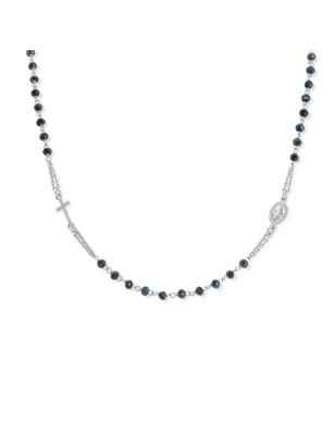 ROSARIO GIROCOLLO E CRISTALLI GRIGI DONNA MEN - category_name - XDMG De Marchi Gianotti