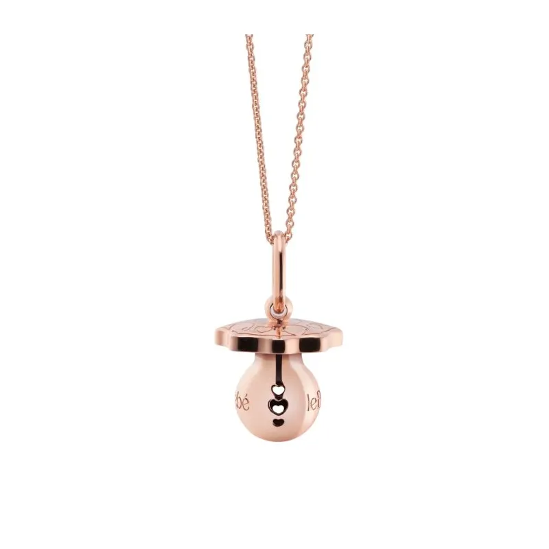 Collana Suonamore I Ciucci, Argento Placcato Oro Rosa Donna Le Bebe'