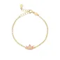 Bracciale In Oro Giallo, Coroncina e Diamante Le Bebe'